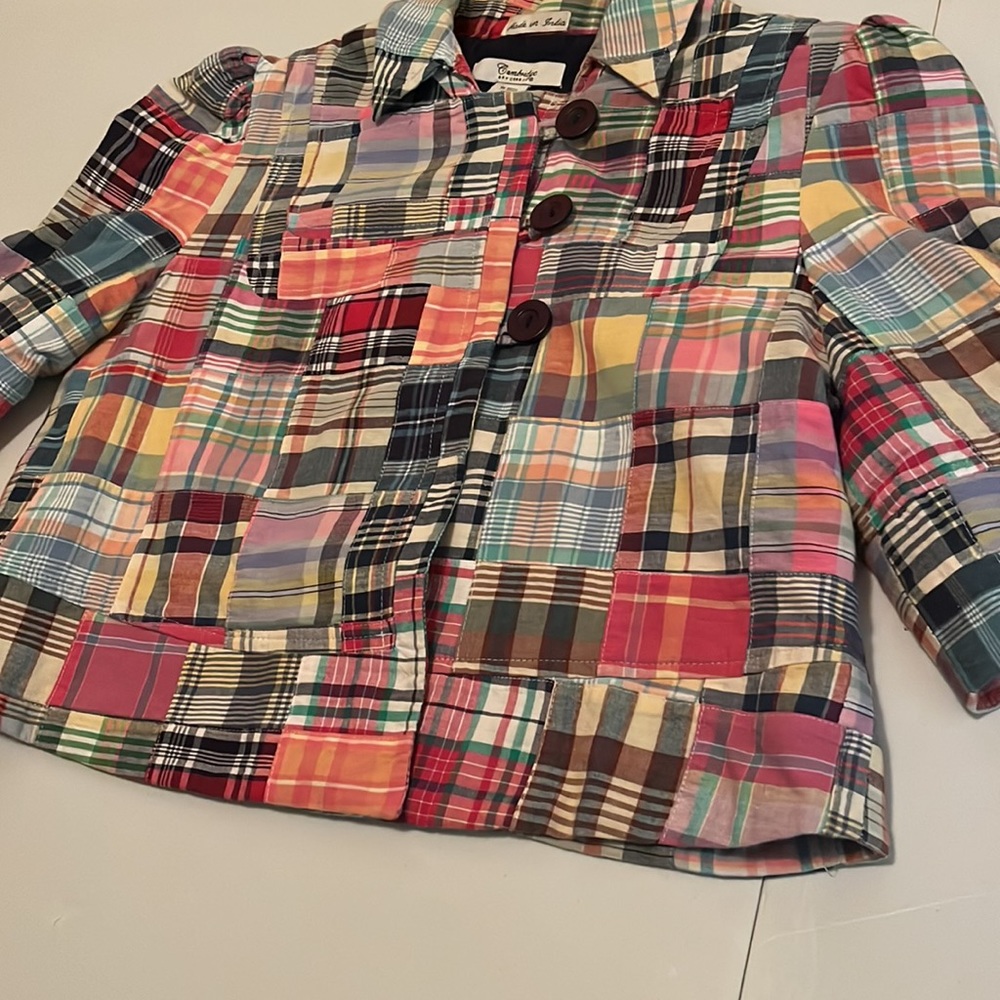 Cambridge Dry Goods Cropped Patchwork Jacket. Pre… - image 5